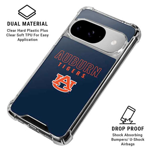 Auburn University Tigers Outline Google Pixel 10 Clear Case